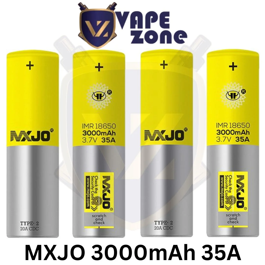 MXJO 18650 BATTERY 3000MAH 35A-1PC - Vape Zone UAE