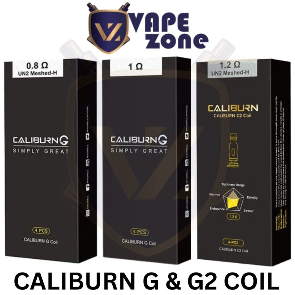 UWELL CALIBURN G COIL SERIES 4PC/PACK - Vape Zone UAE