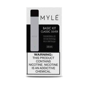 Myle V4 Starter Pod Kit 20Mg In Dubai - Classic silver