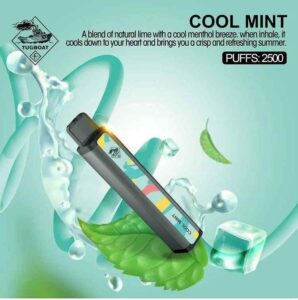 Tugboat XXL 2500 Puff Disposable Vape In Dubai - Cool Mint