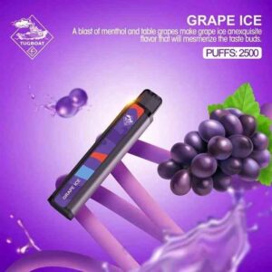 Tugboat XXL 2500 Puff Disposable Vape In Dubai - Grapeice