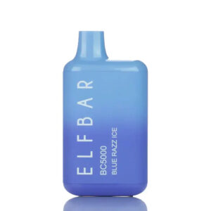 ELF BAR 5000 Puffs 20Mg Disposable Vape Price in Dubai Blue Razz Ice