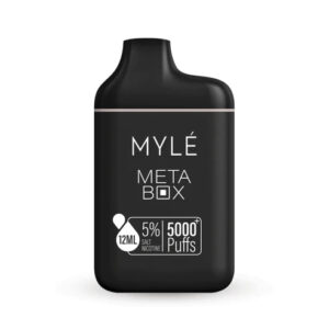 MYLE Meta Box 5000 Puffs 50mg Disposable Vape Price in Dubai Cuban Tobacco