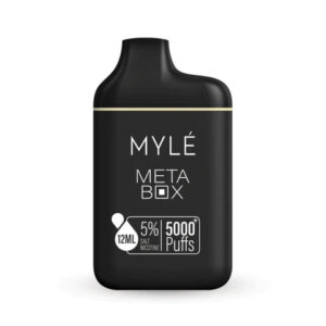MYLE Meta Box 5000 Puffs 50mg Disposable Vape Price in Dubai Lemon Mint