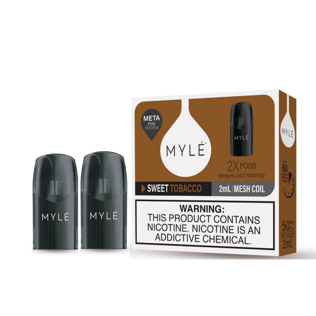MYLE V5 Meta Pods 2Pack 50Mg Price In Dubai Sweet Tobacco