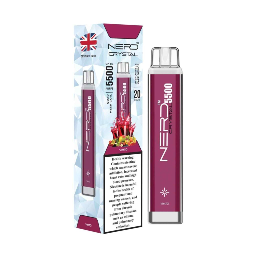 NERD CRYSTAL 5500 PUFFS VIMTO