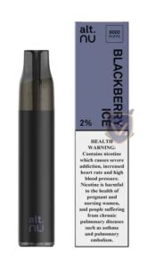 ALT NU 8000 Puffs 20mg Vape Blackberry Ice