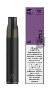 ALT NU 8000 Puffs 20mg Vape Grape