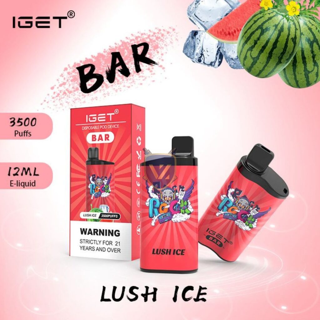 Iget Bar 3500 Puffs Disposable Vape In Dubai LUSH ICE