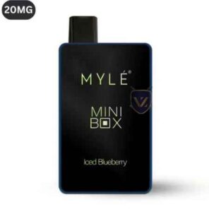 Buy MYLE Mini Box 1500 Puffs 20MG Disposable Vape Price in Dubai Iced Blueberry