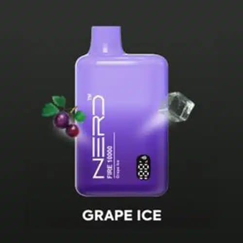 Nerd Fire 10000 Puffs 20mg Disposable Vape- Grape-Ice