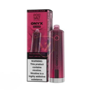 POD SALT Onyx Cloud 25000 Puffs 5mg Disposable Vape-Fresh-Raspberry-Mojito