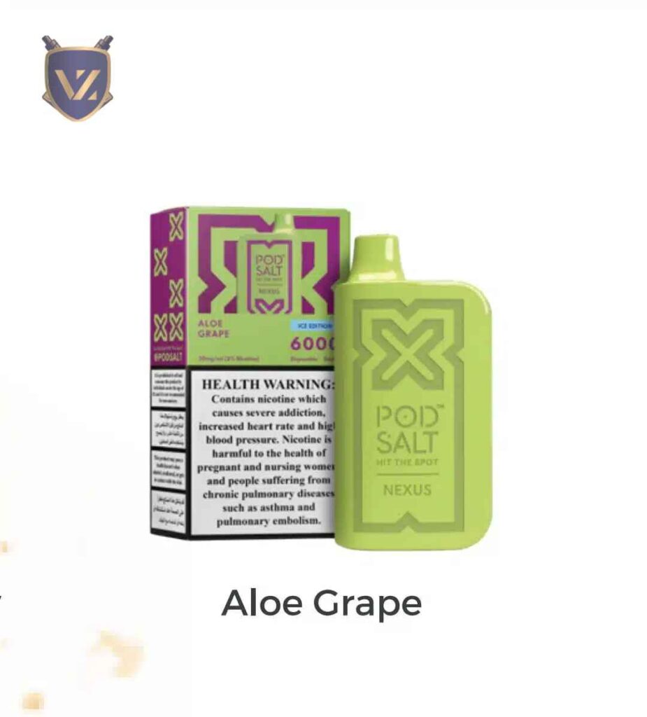 Pod Salt Nexus 6000 Puffs Disposable Vape- Aloe Grape
