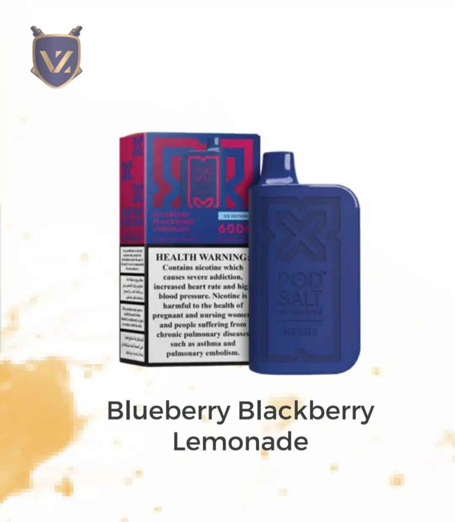 Pod Salt Nexus 6000 Puffs Disposable Vape- Blueberry Blackberry