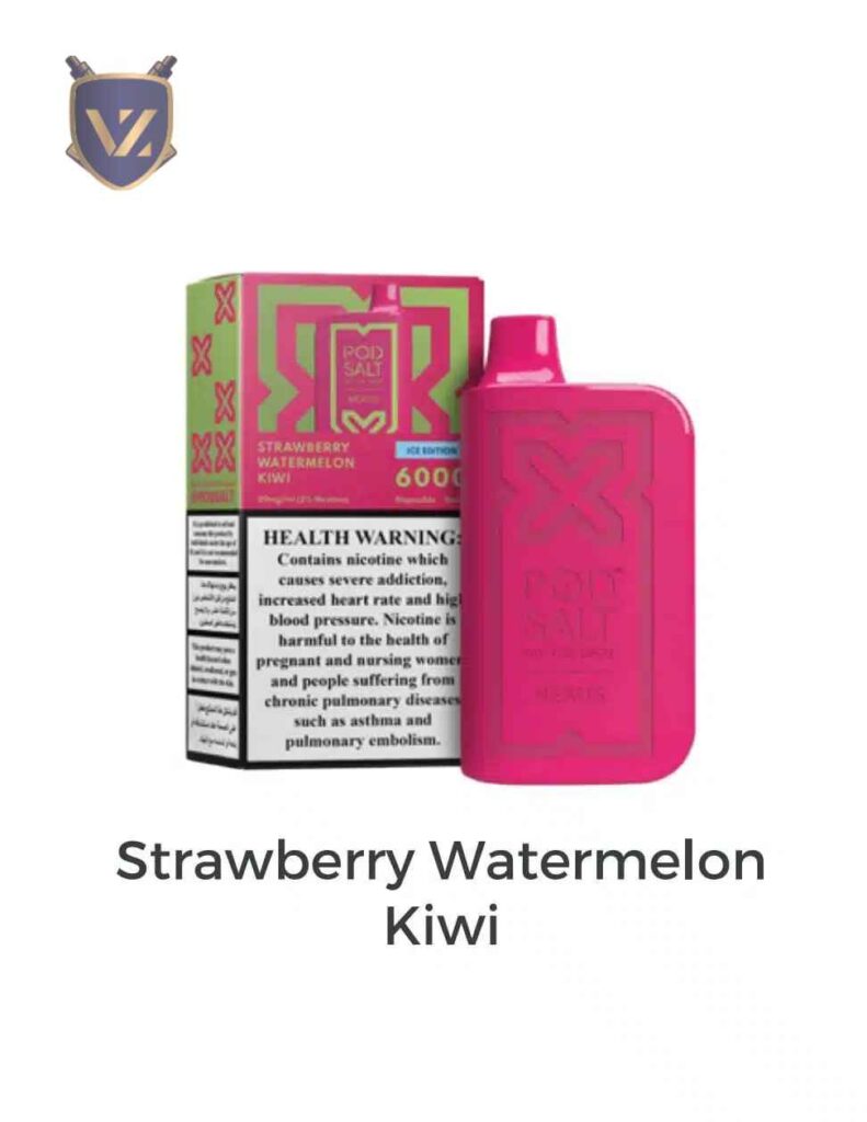 Pod Salt Nexus 6000 Puffs Disposable Vape  Strawberry Watermelon Kiwi