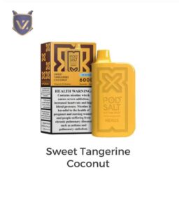 Pod Salt Nexus 6000 Puffs Disposable Vape- sweet Tangerine coconut