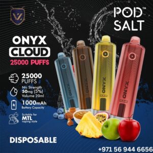 POD SALT Onyx Cloud 25000 Puffs 5mg Disposable Vape