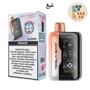TESLA Bar XT 30000 Puffs 20MG Disposable Vape Price in Dubai Tobacco
