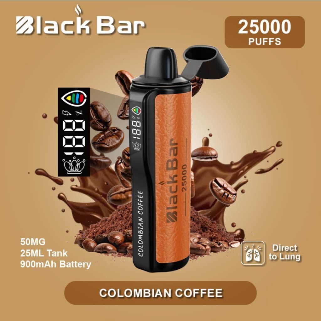 Black Bar - Black Bar 25000 Puffs Colombian Coffee