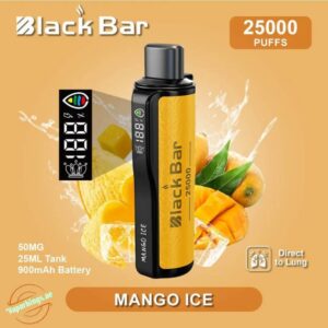 Black Bar - Black Bar 25000 Puffs Mango Ice