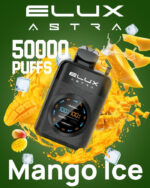 Elux Astra 50000 Puffs 20mg Disposable Vape In Dubai Mango Ice