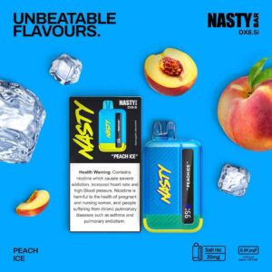 NASTY BAR DX8.5i 8500 Puffs 20MG Disposable Vape in Dubai - PEACH ICE