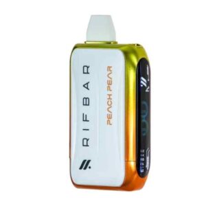RIFBAR Turbo X 15000 Puffs 50mg Disposable Vape in Dubai Peach Pear