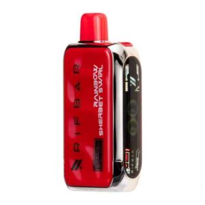 RIFBAR Turbo X 15000 Puffs 50mg Disposable Vape in Dubai Rainbow Sherbet Swirl