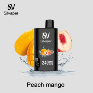 SILVAPER 24000 Puffs Disposable Vape in Dubai - Peach mango