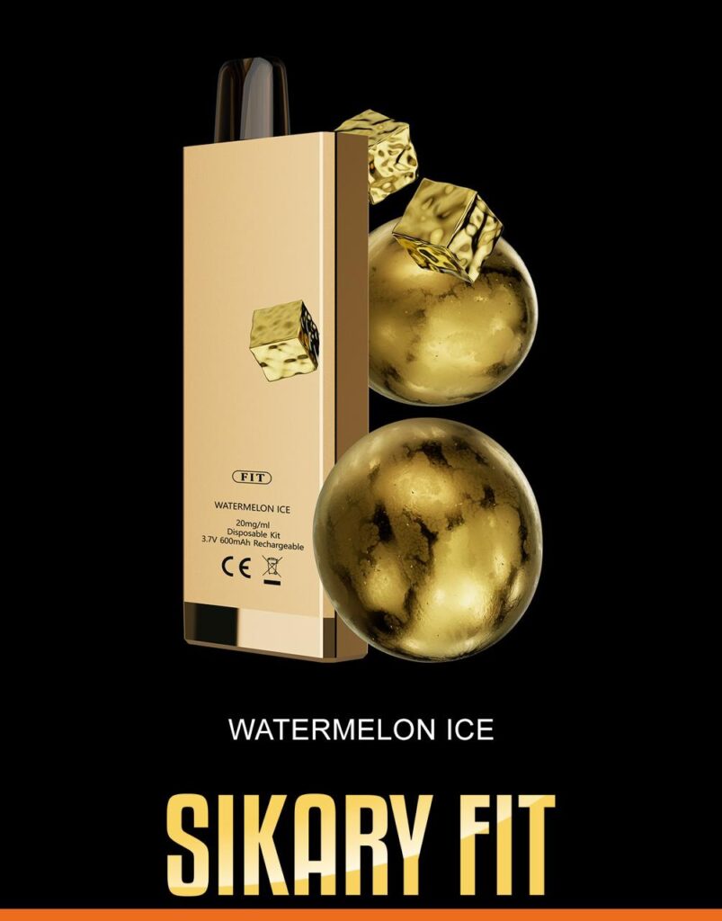 Sikary Fit Ultra Thin 12000 Puffs Vape in Dubai - Watermelon Ice