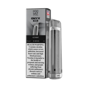 Pod Salt Onyx 600 Puffs 20mg Disposable Vape - Ice Mint