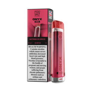 Pod Salt Onyx 600 Puffs 20mg Disposable Vape - Watermelon Breeze