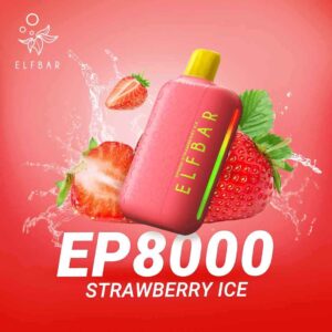 ELFBAR EP8000 Vape Price in Dubai - STRAWBERRY ICE