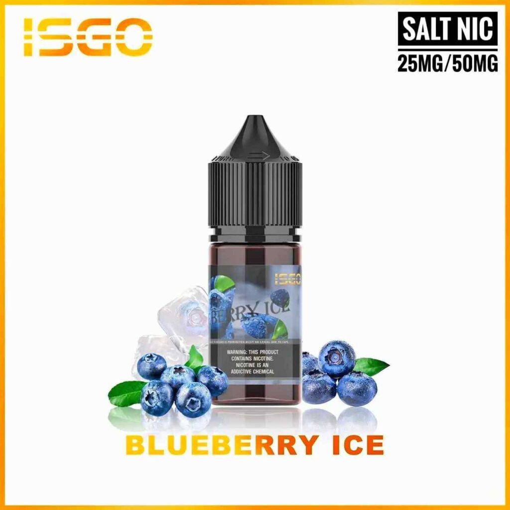 ISGO 30mg & 50mg Salt Nicotine 30ml in UAE - Blueberry Ice