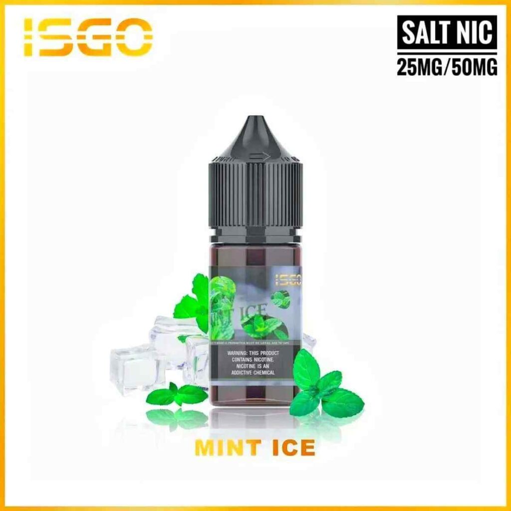 ISGO 30mg & 50mg Salt Nicotine 30ml in UAE - Mint Ice