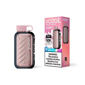 Vozol Gear Ice & Sweet 50000 Puffs 50MG Disposable Vape in Dubai - Sweet Strawberry Watermelon