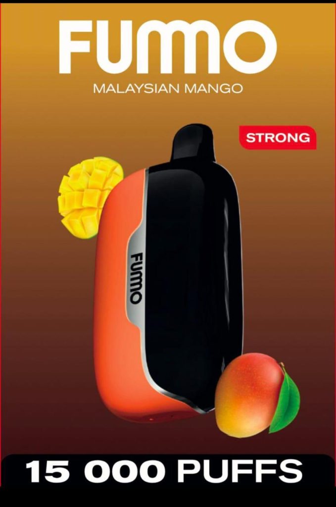 FUMMO Power 15000 Puffs 20MG Disposable Vape in Dubai - Malaysin Mango