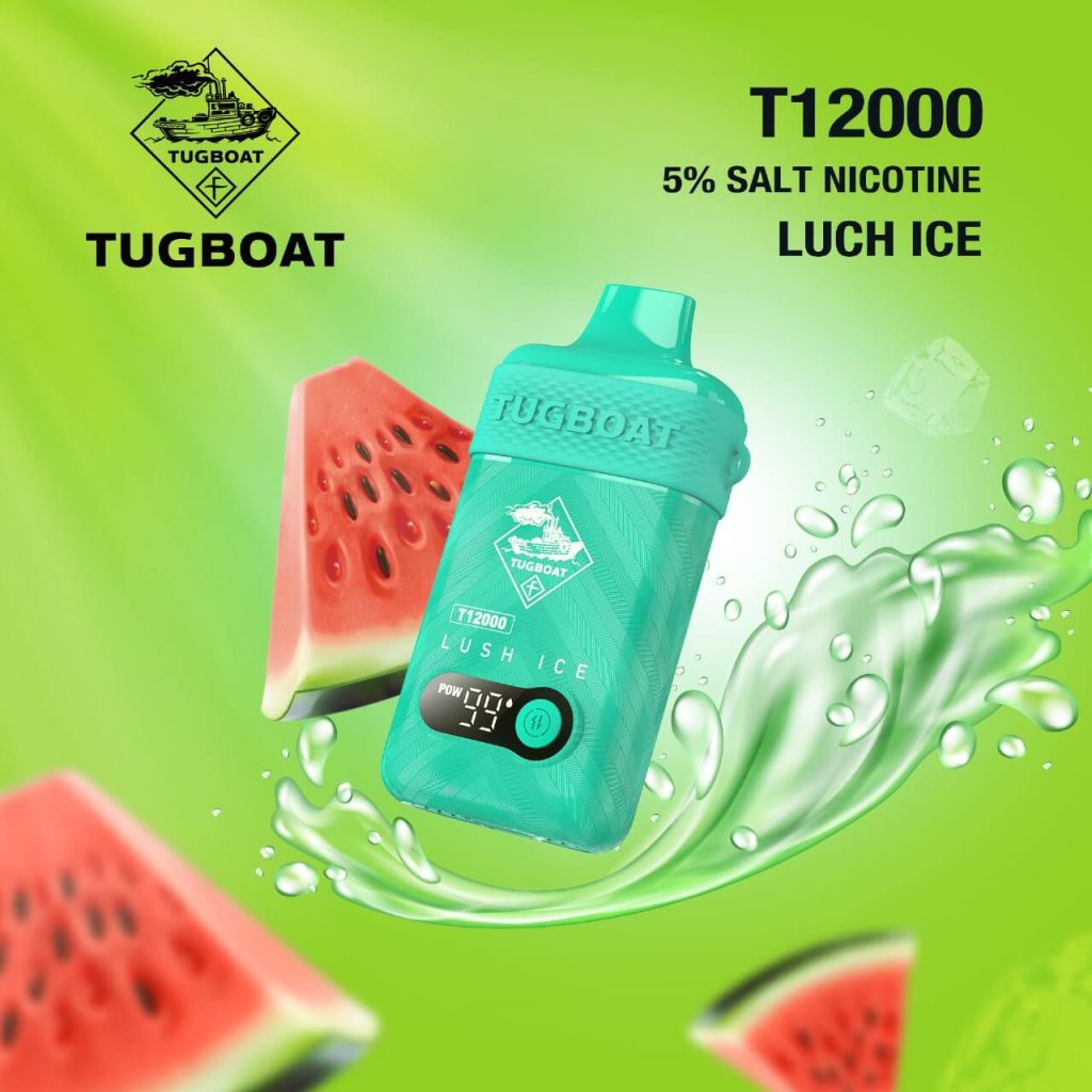 Tugboat T12000 Disposable 12000 Puffs 50Mg Rechargeable Vape In Dubai, UAE