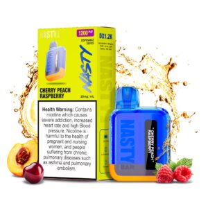 Nasty Bar DX 1200 Puffs Disposable Device in Dubai Cherry peach Raspberry
