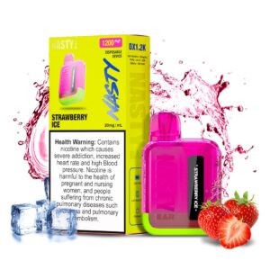 Nasty Bar DX 1200 Puffs Disposable Device in Dubai Strawberry Ice