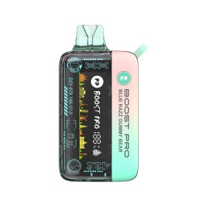Pyne Boost Pro 20000 Puffs 20mg Disposable Vape in Dubai Blue Razz Gummy Bear