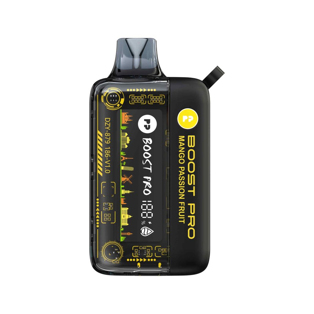 Pyne Boost Pro 20000 Puffs 20mg Disposable Vape in Dubai Mango Passion Fruit