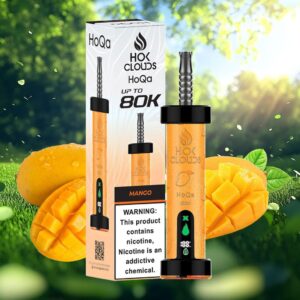 HoQa Hok clouds 80k puffs 5% shisha based vape in Dubai mango