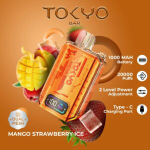 TOKYO Bar 20000 Puffs Disposable Vape in Dubai Mango Strawberry Ice