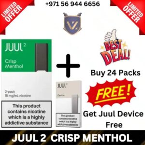 Juul 2 Crisp Menthol Get Free Juul 2 Kit