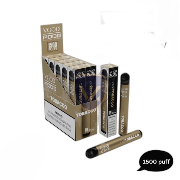 Vgod Pod 1k 20mg Disposable Vape In Uae Dry Tobacco