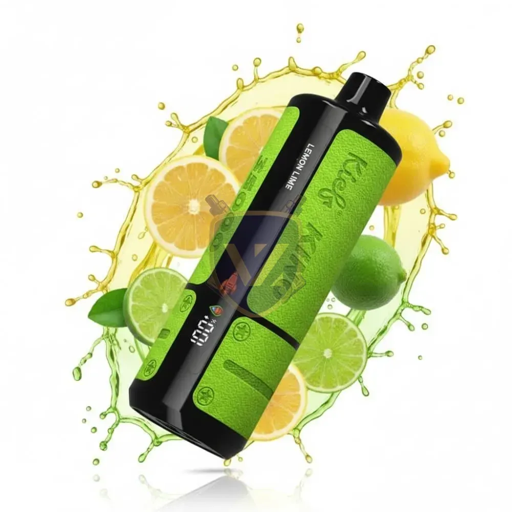 Keif King 50000 Puffs 3mg Disposable Vape In Uae Lemon Lime