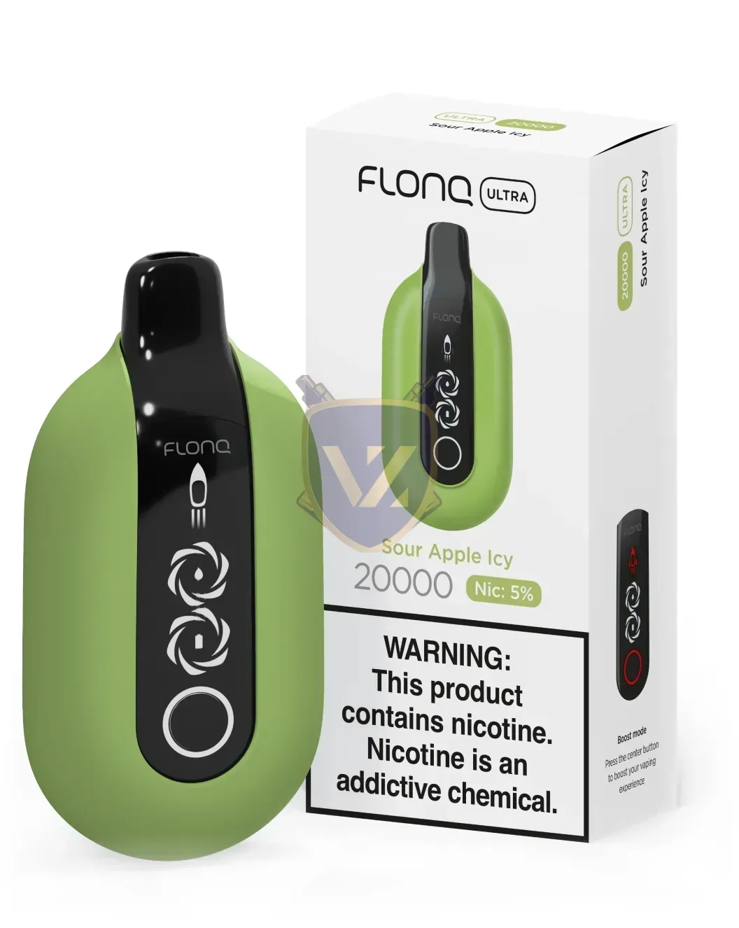 Malaki Flonq Ultra 20k Puffs Disposable Vape In Uae Sour Apple Icy