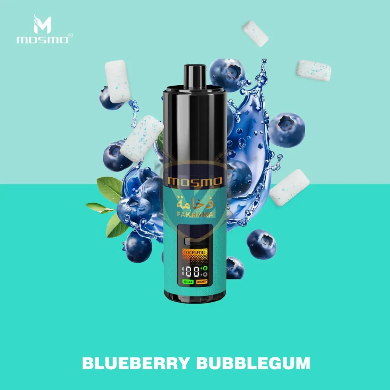 Mosmo Fakhama 60k Device With Pod In Uae Blueberry Bubblegum