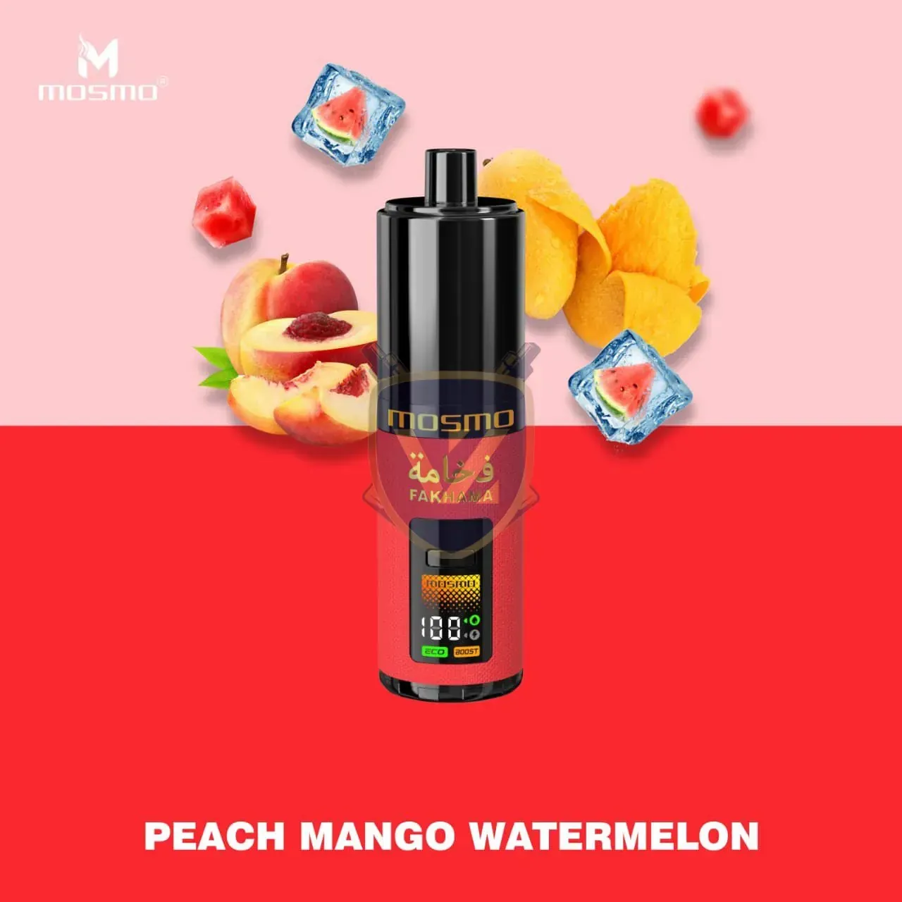 Mosmo Fakhama 60k Device With Pod In Uae Peach Mango Watermelon